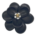 Chanel CC Logo Flower Motif Brooch Metal