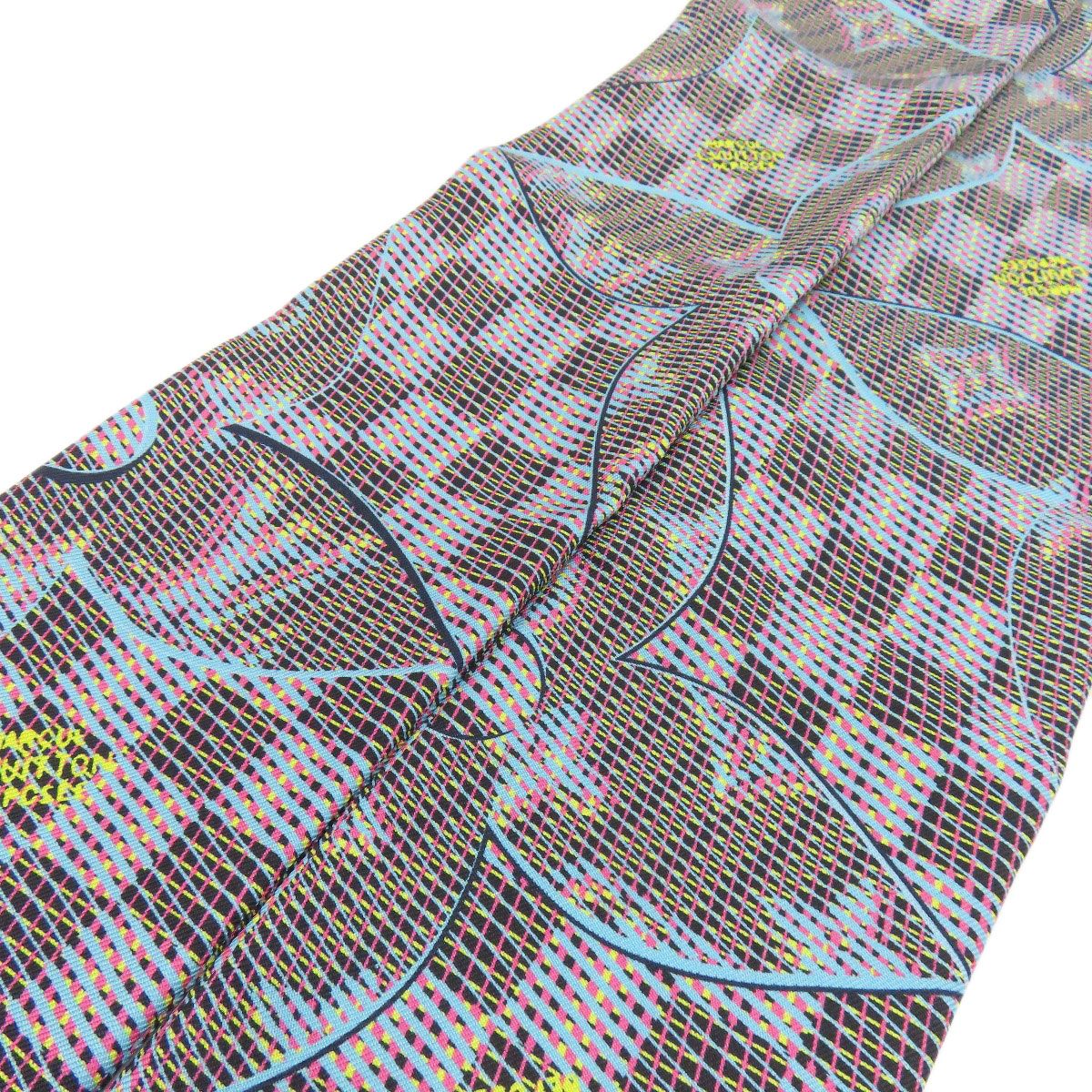Louis Vuitton Bandeau Monogram LV Pop Scarf Silk — view 2