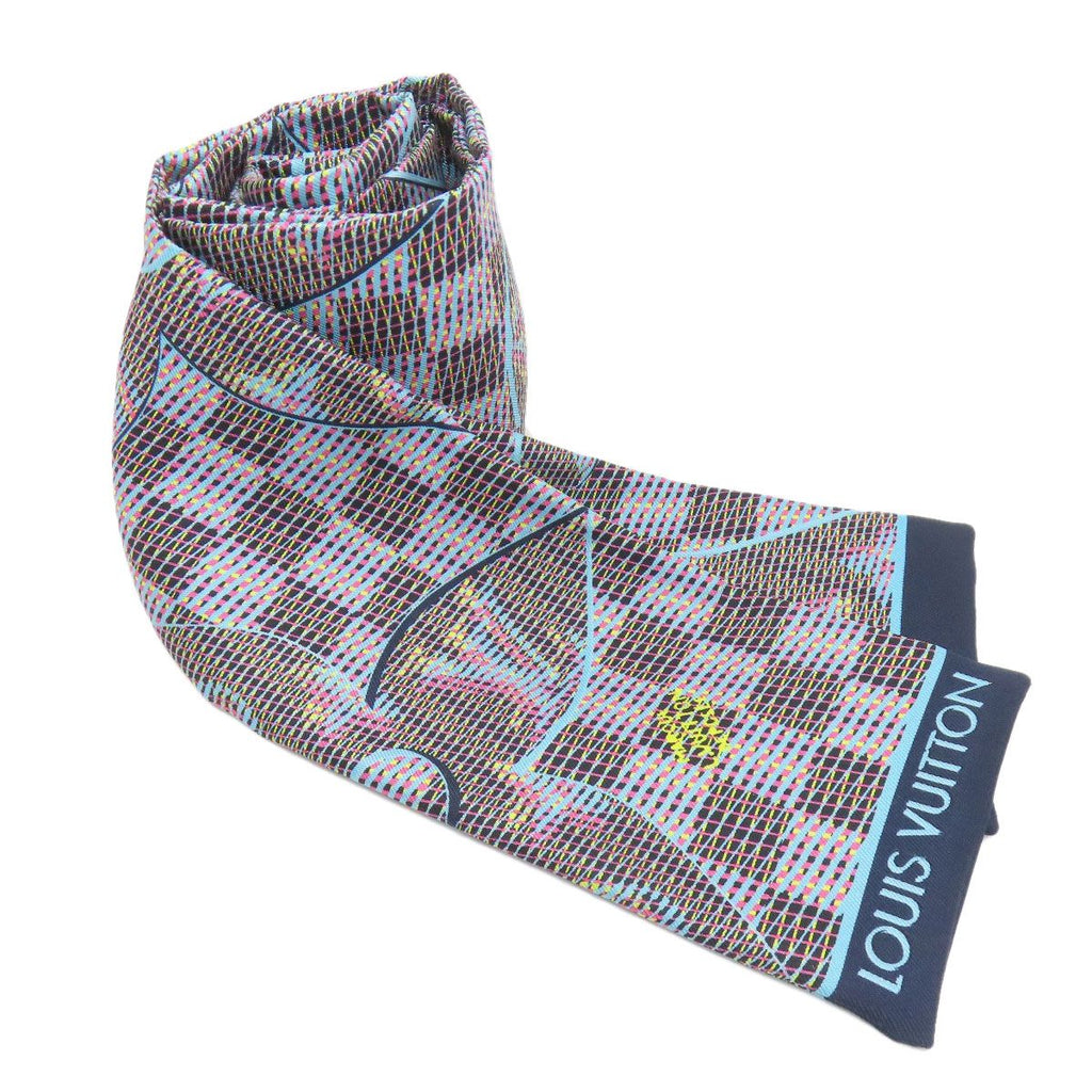 Louis Vuitton Bandeau Monogram LV Pop Scarf Silk