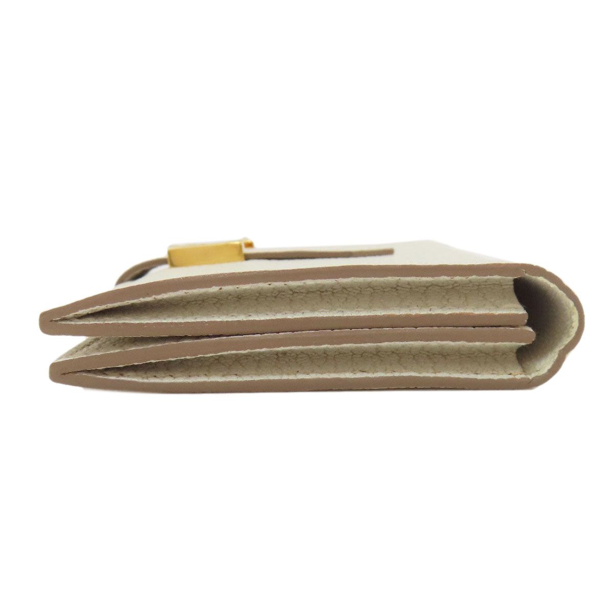 Hermes Bearn Gold Card Case Chevre — view 3