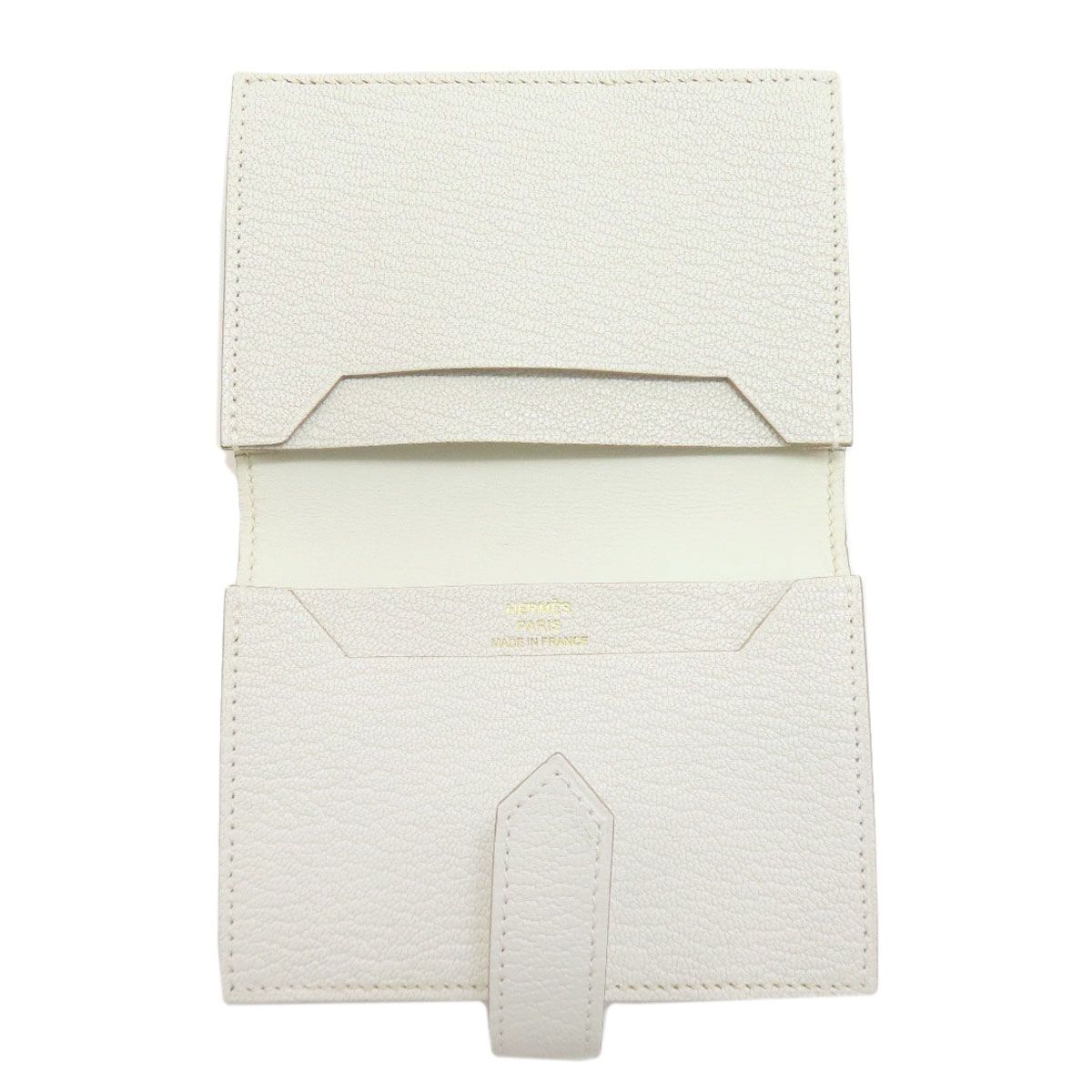 Hermes Bearn Gold Card Case Chevre — view 4