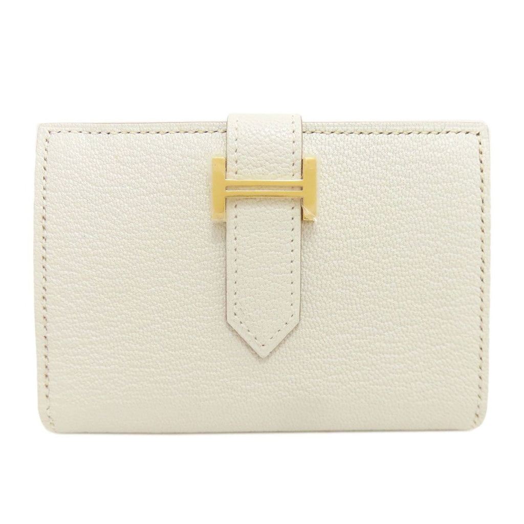 Hermes Bearn Gold Card Case Chevre