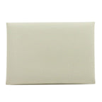 Hermes Calvi Duo Silver Card Case Chevre — view 2