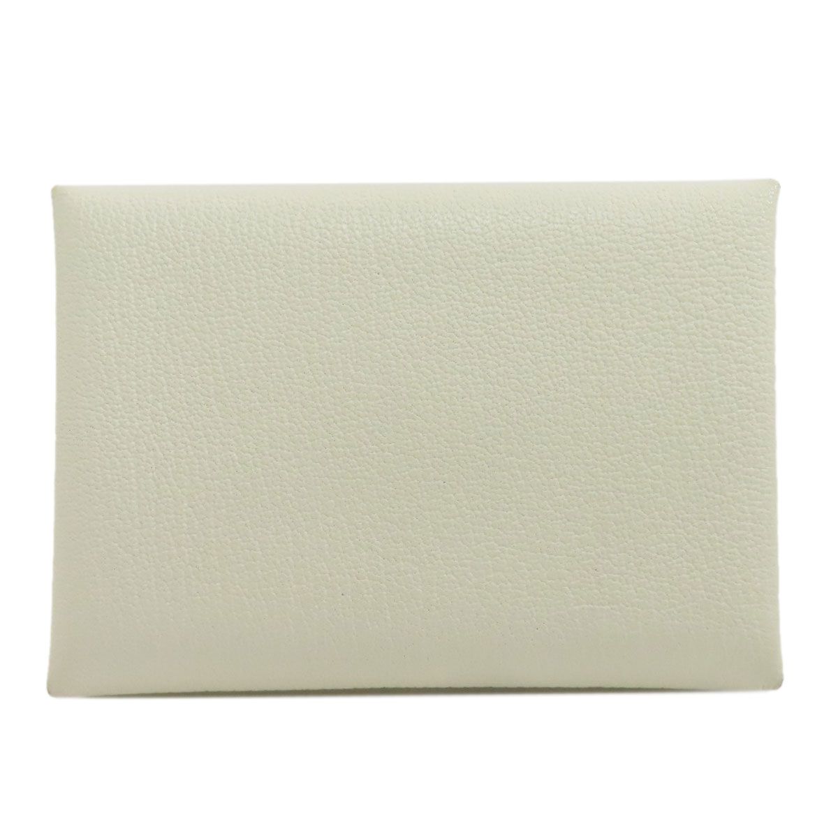 Hermes Calvi Duo Silver Card Case Chevre — view 2