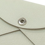 Hermes Calvi Duo Silver Card Case Chevre — view 9