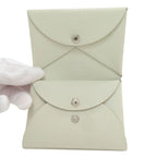 Hermes Calvi Duo Silver Card Case Chevre — view 4