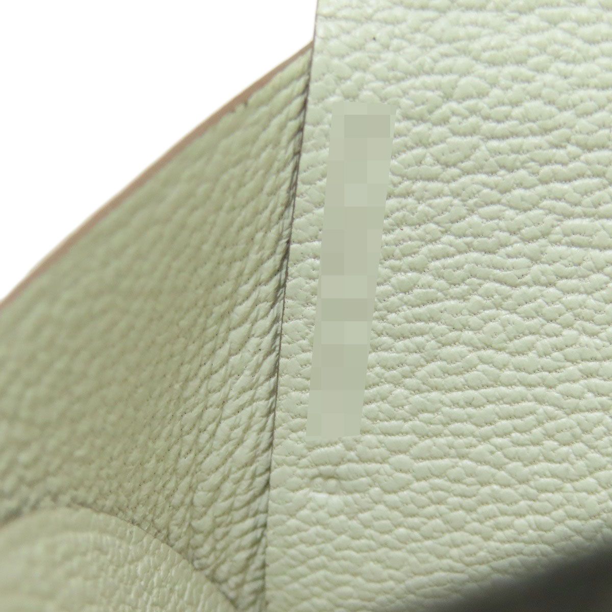 Hermes Calvi Duo Silver Card Case Chevre — view 8