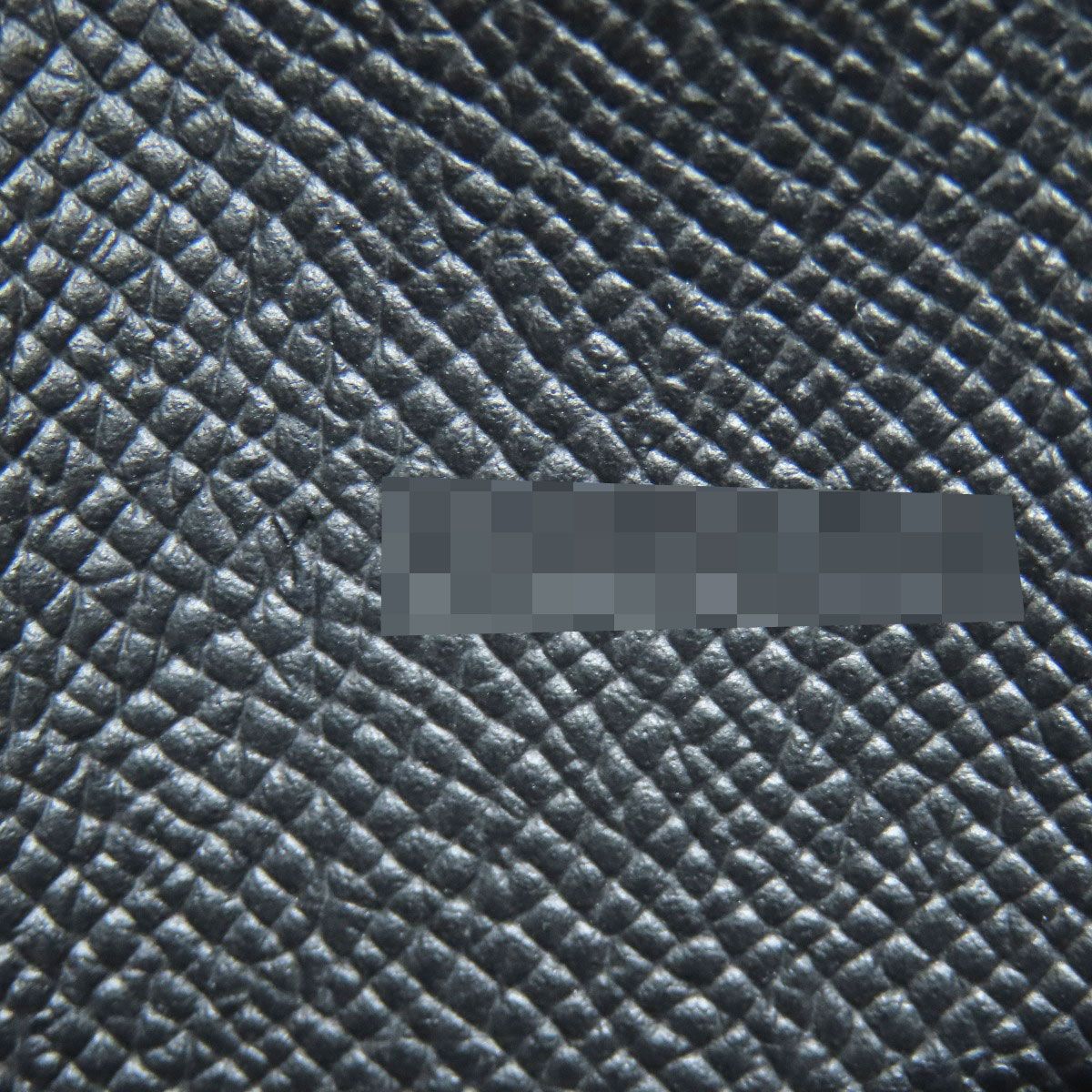 Hermes Bearn Compact Silver Bifold Wallet Epsom — view 8