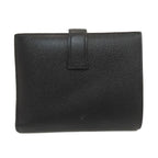 Hermes Bearn Compact Silver Bifold Wallet Epsom — view 2