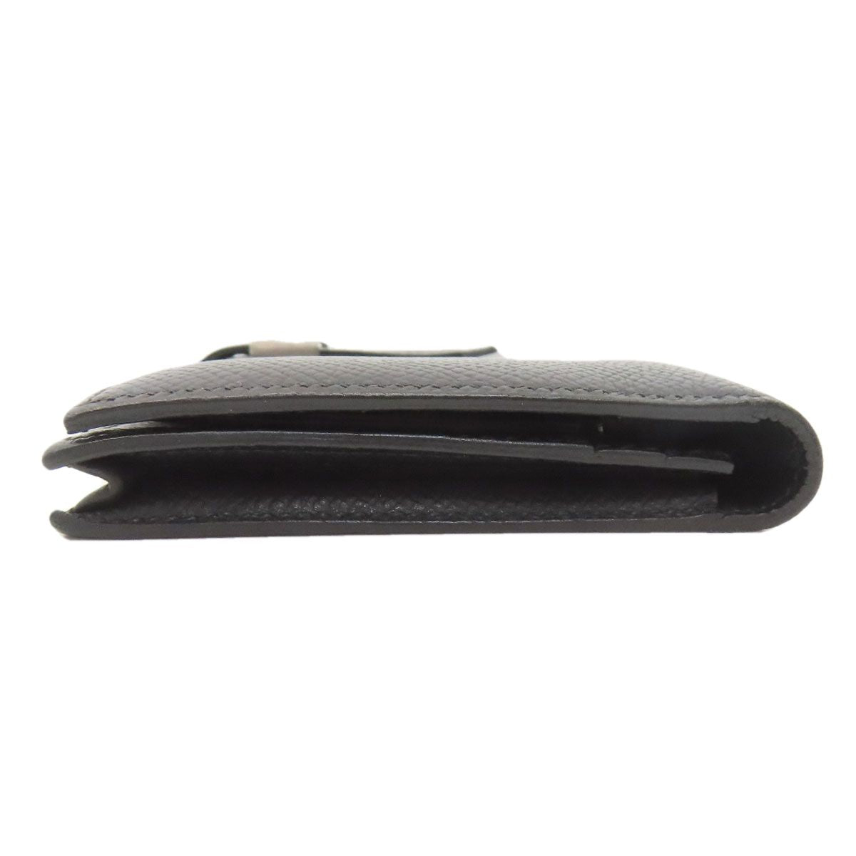 Hermes Bearn Souffle Silver Wallet Epsom — view 3