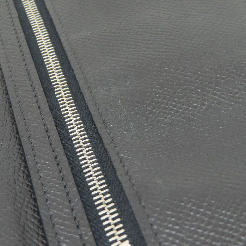 Hermes Bearn Souffle Silver Wallet Epsom — view 9