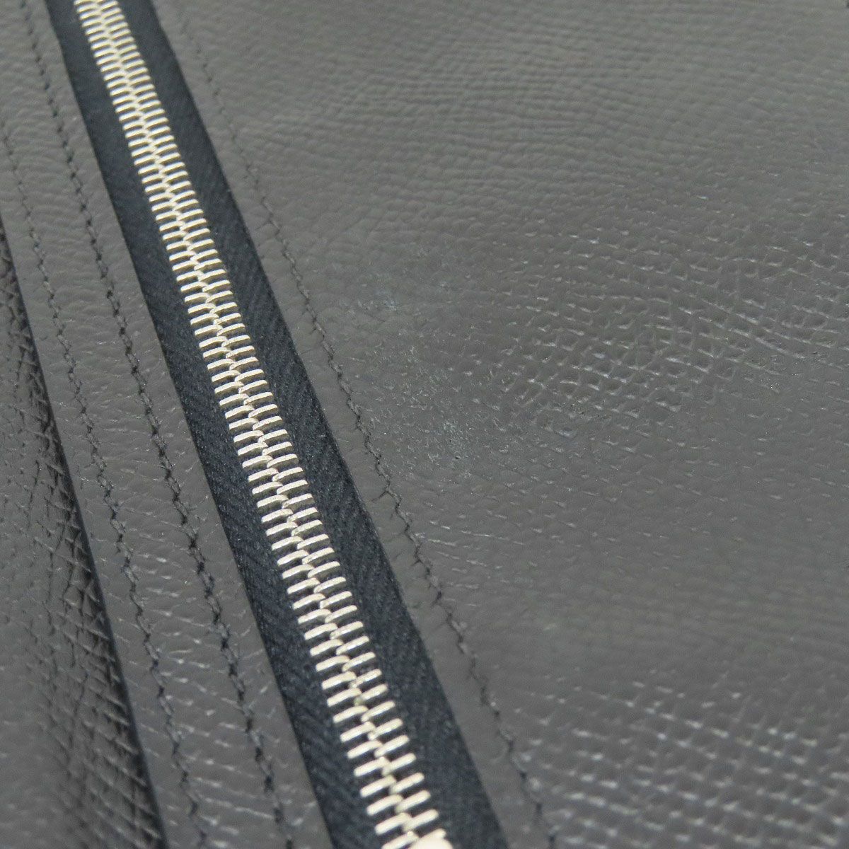 Hermes Bearn Souffle Silver Wallet Epsom — view 9