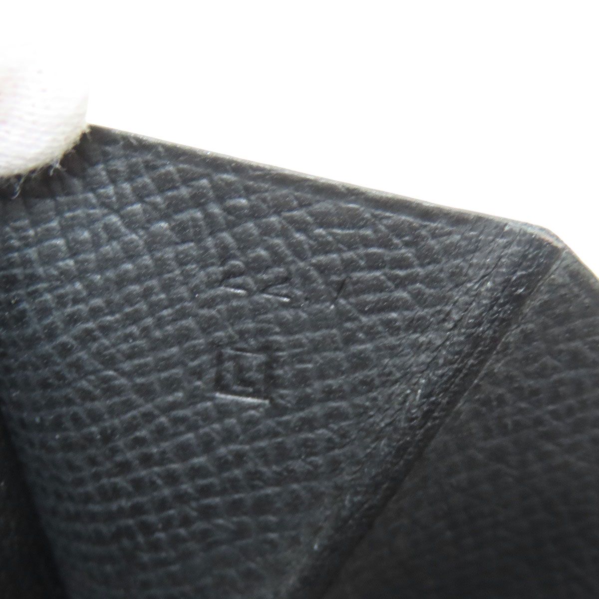 Hermes Bearn Souffle Silver Wallet Epsom — view 8