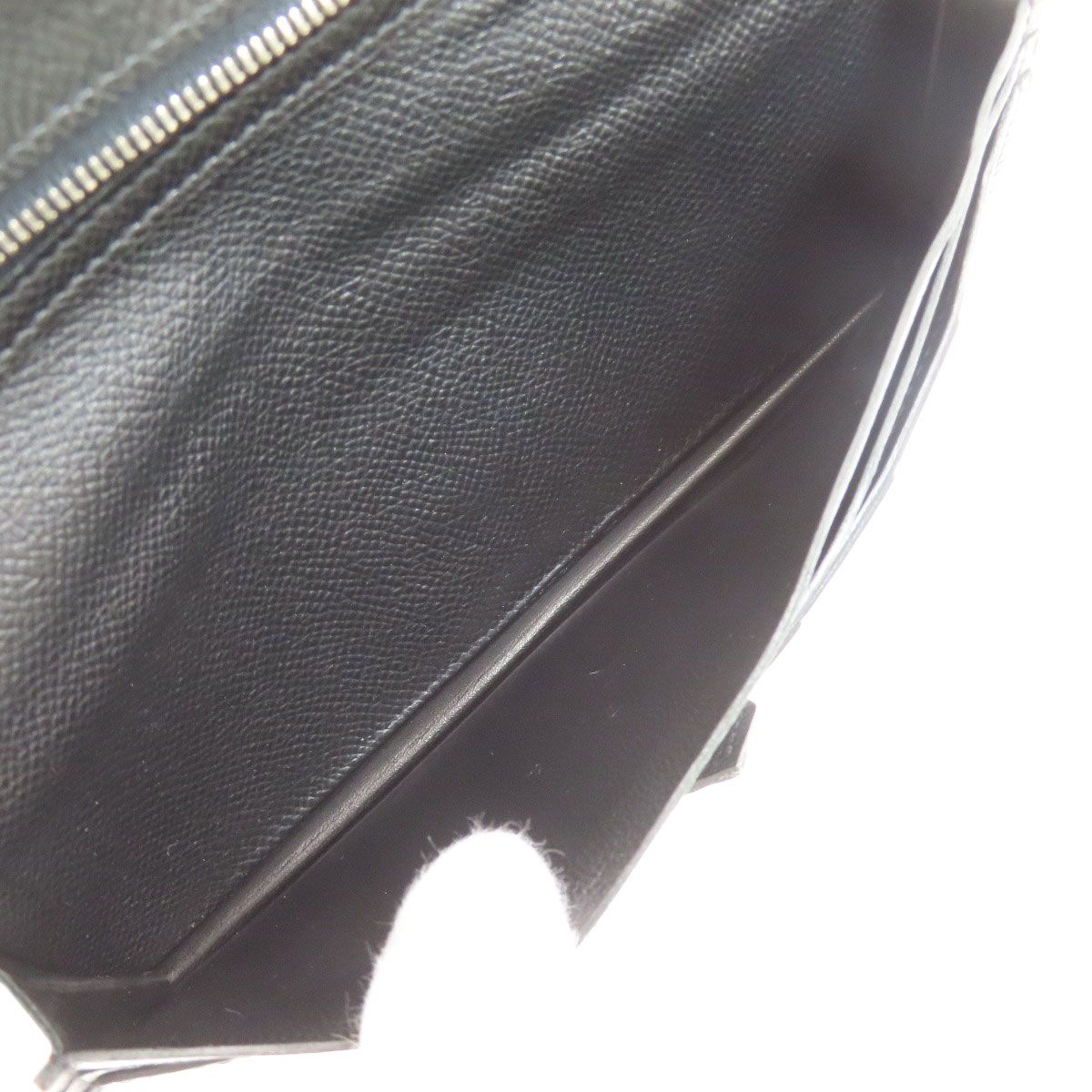 Hermes Bearn Souffle Silver Wallet Epsom — view 5