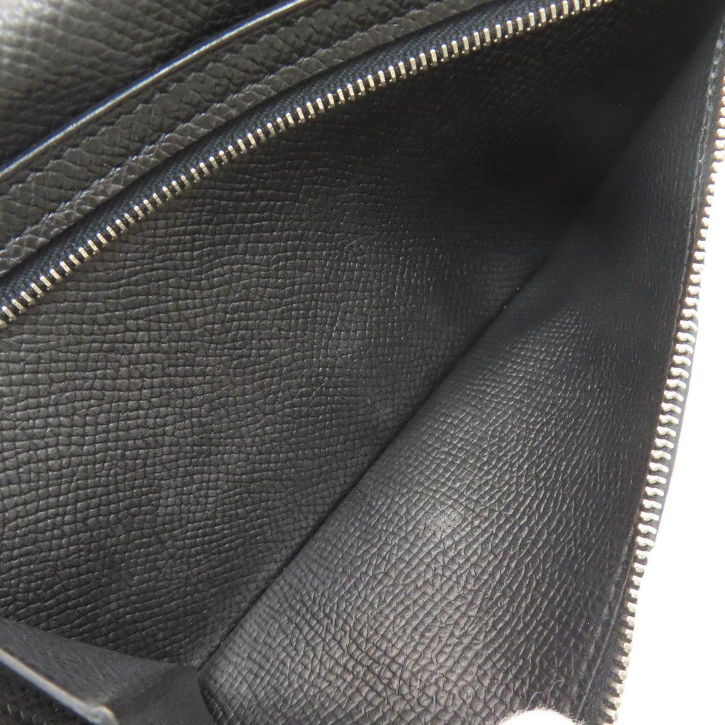 Hermes Bearn Souffle Silver Wallet Epsom — view 6