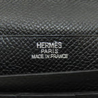 Hermes Bearn Souffle Silver Wallet Epsom — view 7