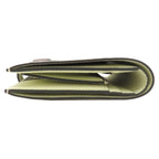 Hermes Bearn Compact Vert Fizz Silver Bifold Wallet Veau Epsom — view 3