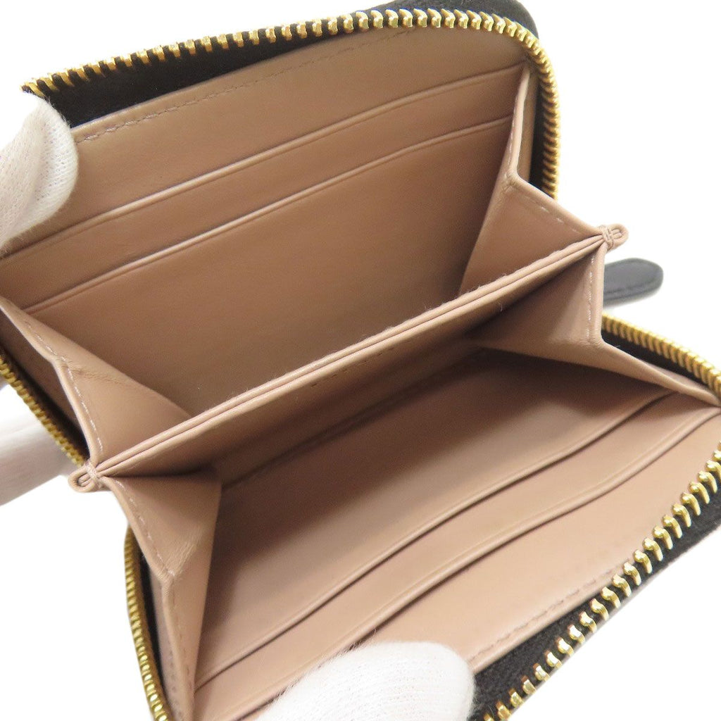 Prada Ribbon Motif Coin Case Saffiano — view 4