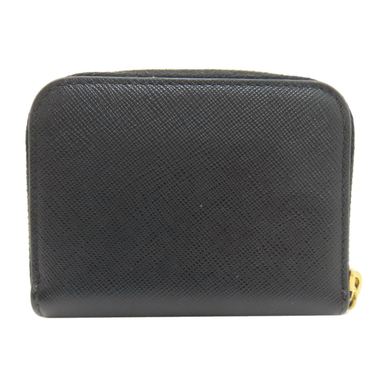Prada Ribbon Motif Coin Case Saffiano — view 2