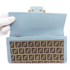 Fendi Zucchino Pattern Wallet Canvas — view 4