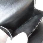 Celine Triomphe Flap Trifold Wallet Leather — view 7