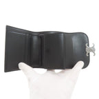 Celine Triomphe Flap Trifold Wallet Leather — view 4