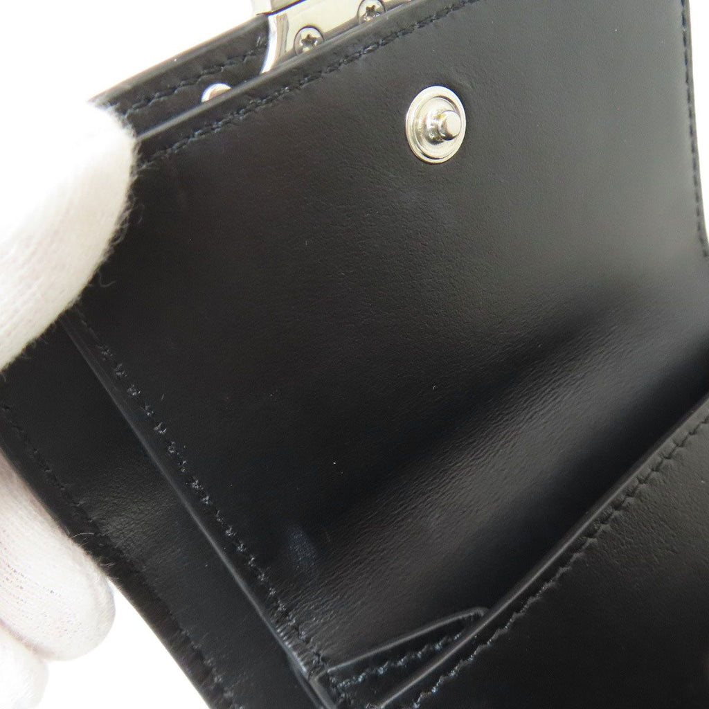 Celine Triomphe Flap Trifold Wallet Leather — view 8