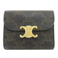 Celine Triomphe Flap Trifold Wallet
