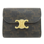 Celine Triomphe Flap Trifold Wallet
