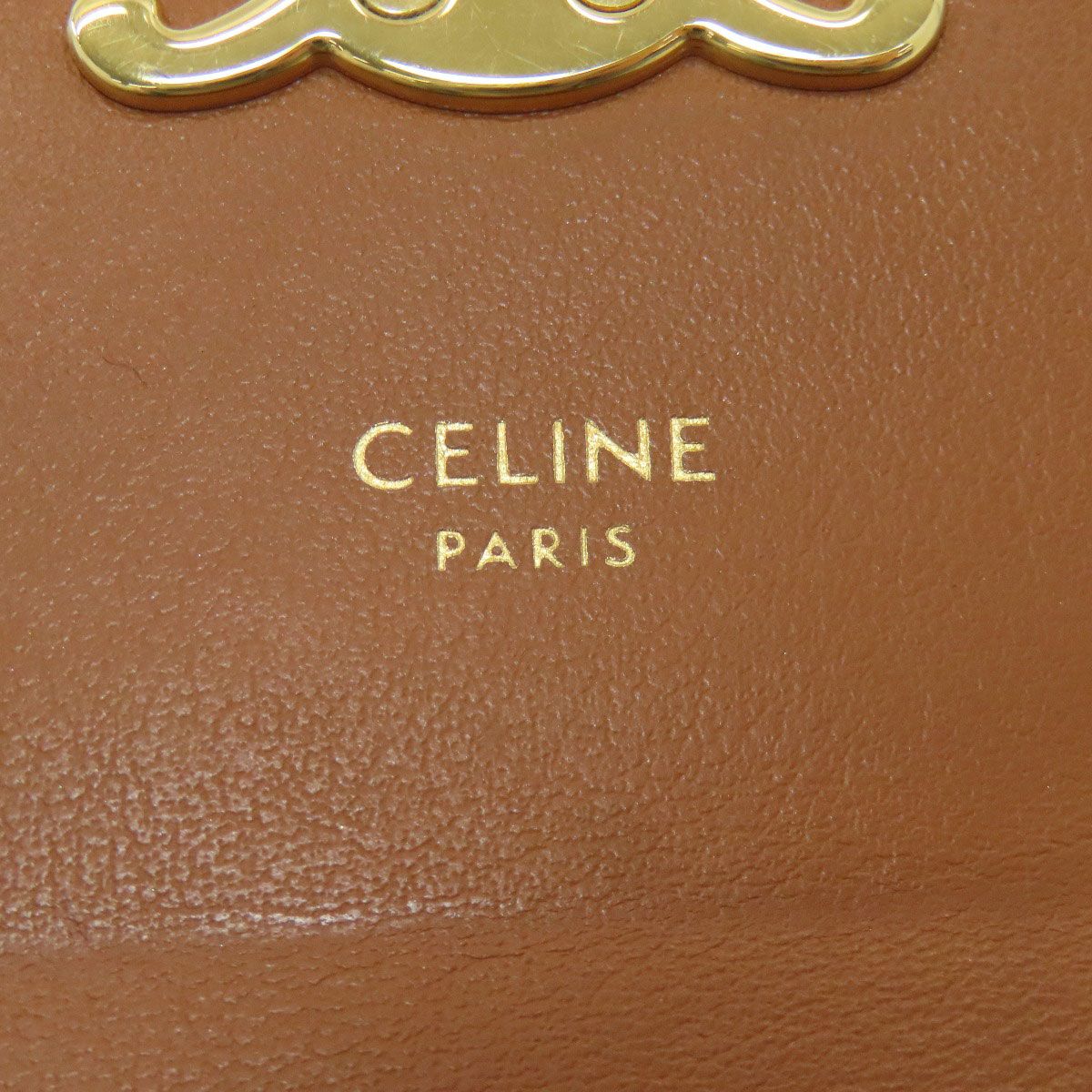 Celine Triomphe Flap Trifold Wallet — view 8