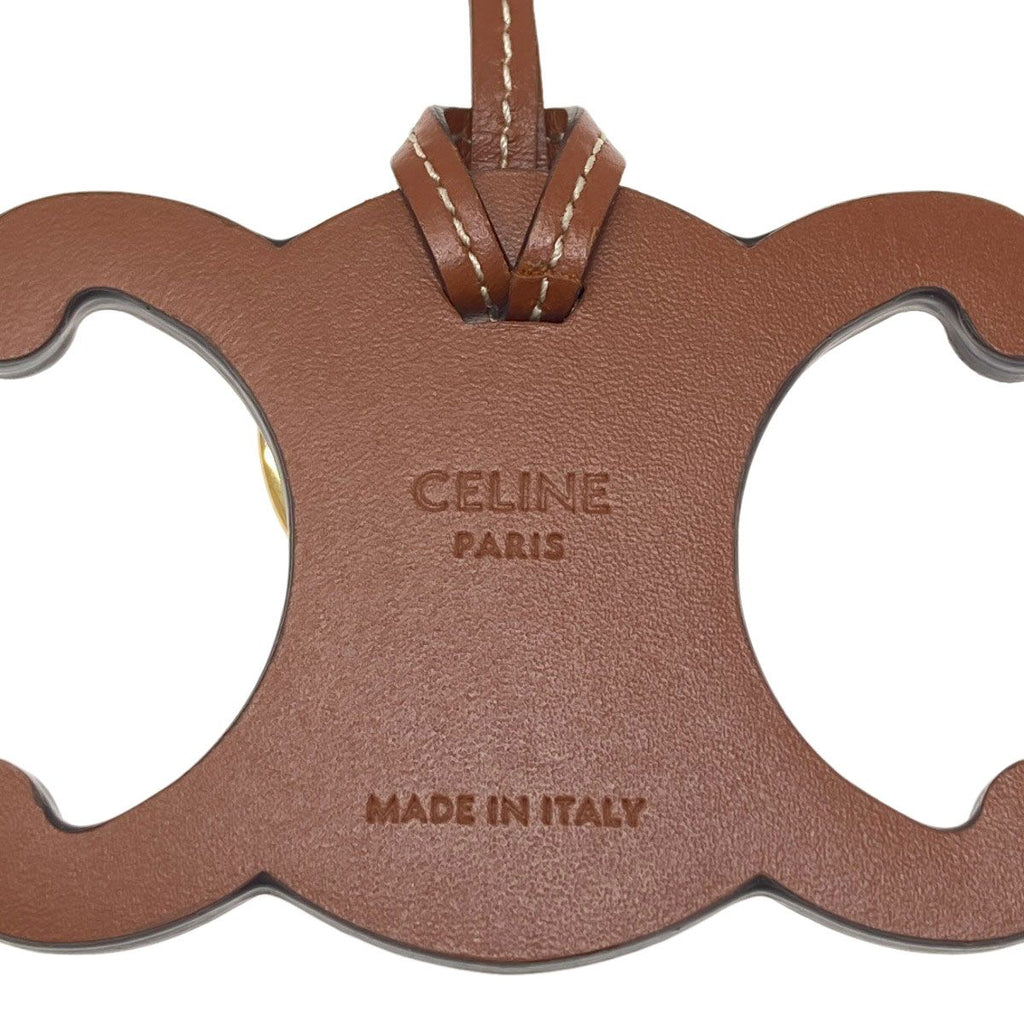 Celine Triomphe Charm Key Holder Leather — view 4
