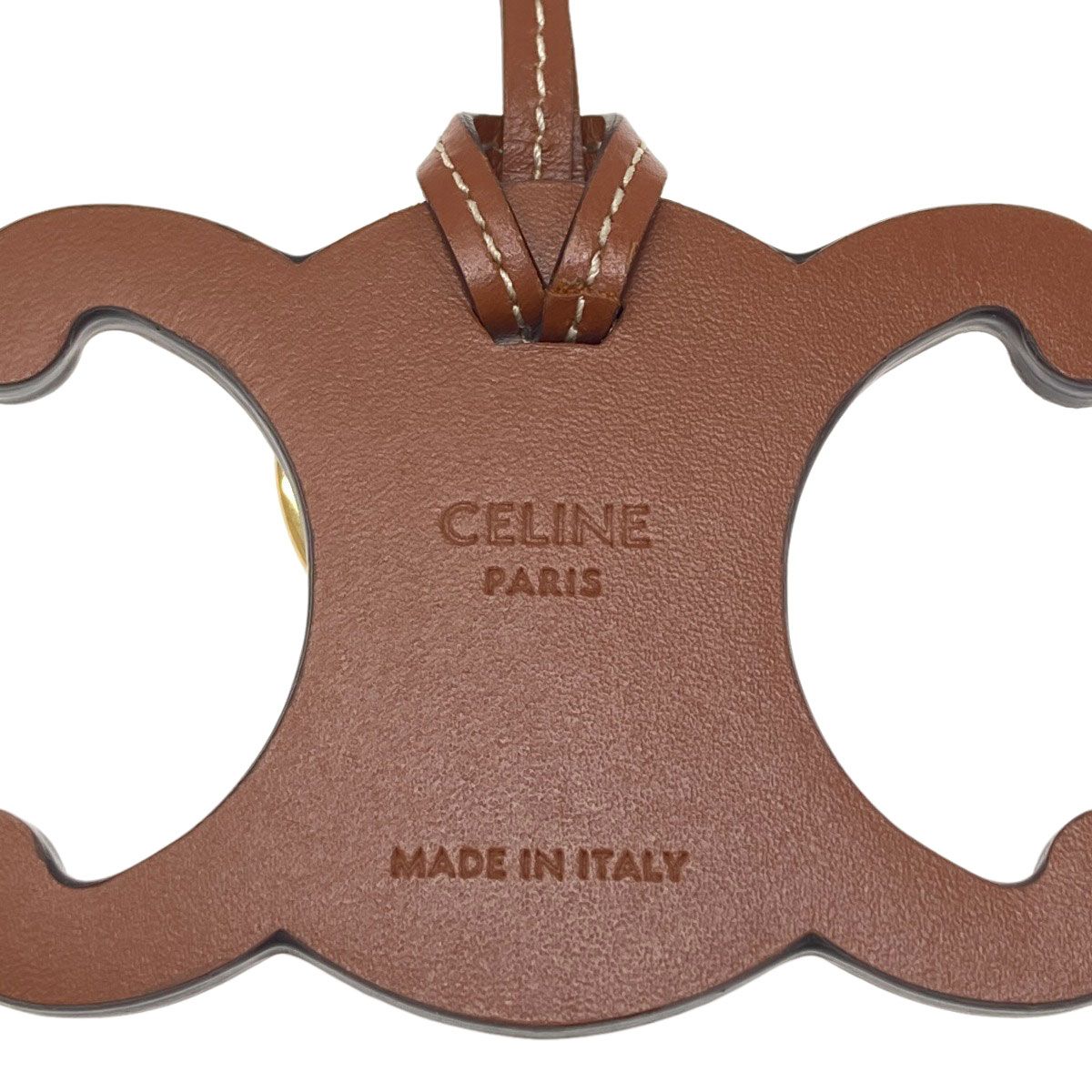Celine Triomphe Charm Key Holder Leather — view 4