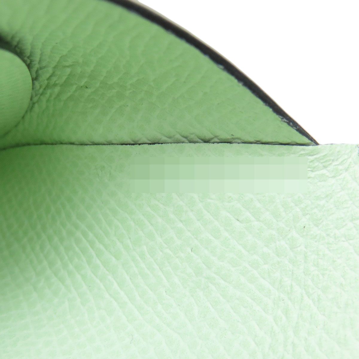Hermes Calvi Duo Verso Silver Card Case Calf — view 7