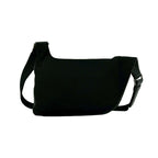 Prada Logo Leather Shoulder Bag Crossbody Pochette Black — view 3