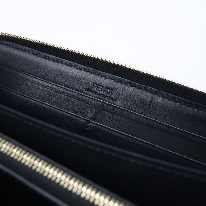 Fendi Wallet Zip Around Calf — view 8