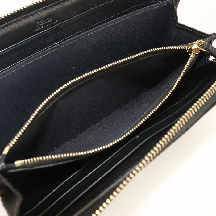 Fendi Wallet Zip Around Calf — view 4