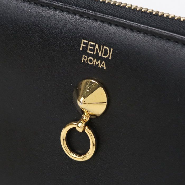 Fendi Wallet Zip Around Calf — view 5