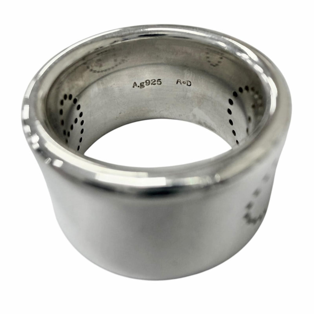 Hermes Eclipse Ribbon Ring Silver — view 5