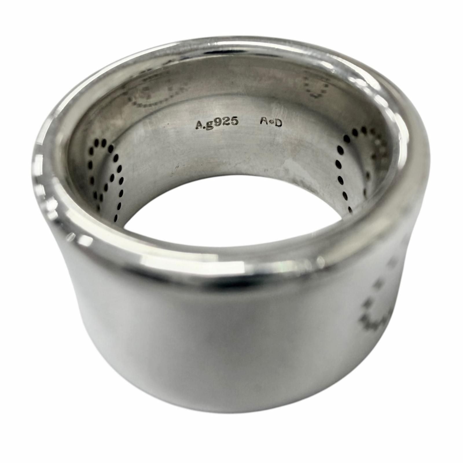 Hermes Eclipse Ribbon Ring Silver — view 5