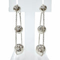 Tiffany & Co Triple Drop Earrings Silver