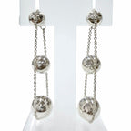 Tiffany & Co Triple Drop Earrings Silver