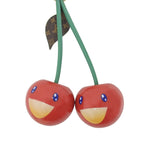 Louis Vuitton Murakami Monogram Back Charm Cherry Red Green Gold Keychain — view 4