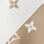 Louis Vuitton Scarf Reykjavik Cashmere Monogram Giant Pattern Shawl Beige — view 5