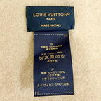 Louis Vuitton Scarf Reykjavik Cashmere Monogram Giant Pattern Shawl Beige — view 7