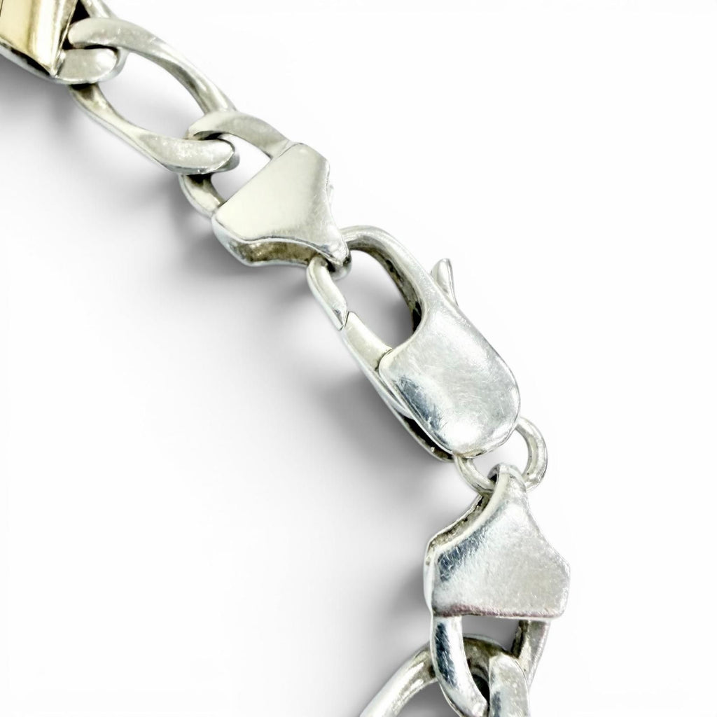 Tiffany & Co Figaro 925 750 Chain Bracelet 19 cm Silver Gold Recommended — view 3