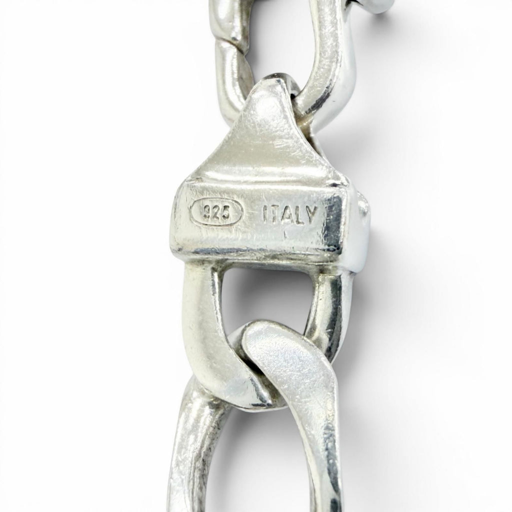 Tiffany & Co Figaro 925 750 Chain Bracelet 19 cm Silver Gold Recommended — view 5