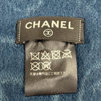 Chanel Back CC Logo All Pattern Cashmere Ori Rug Fur Scarf Fur Shawl Purple — view 6