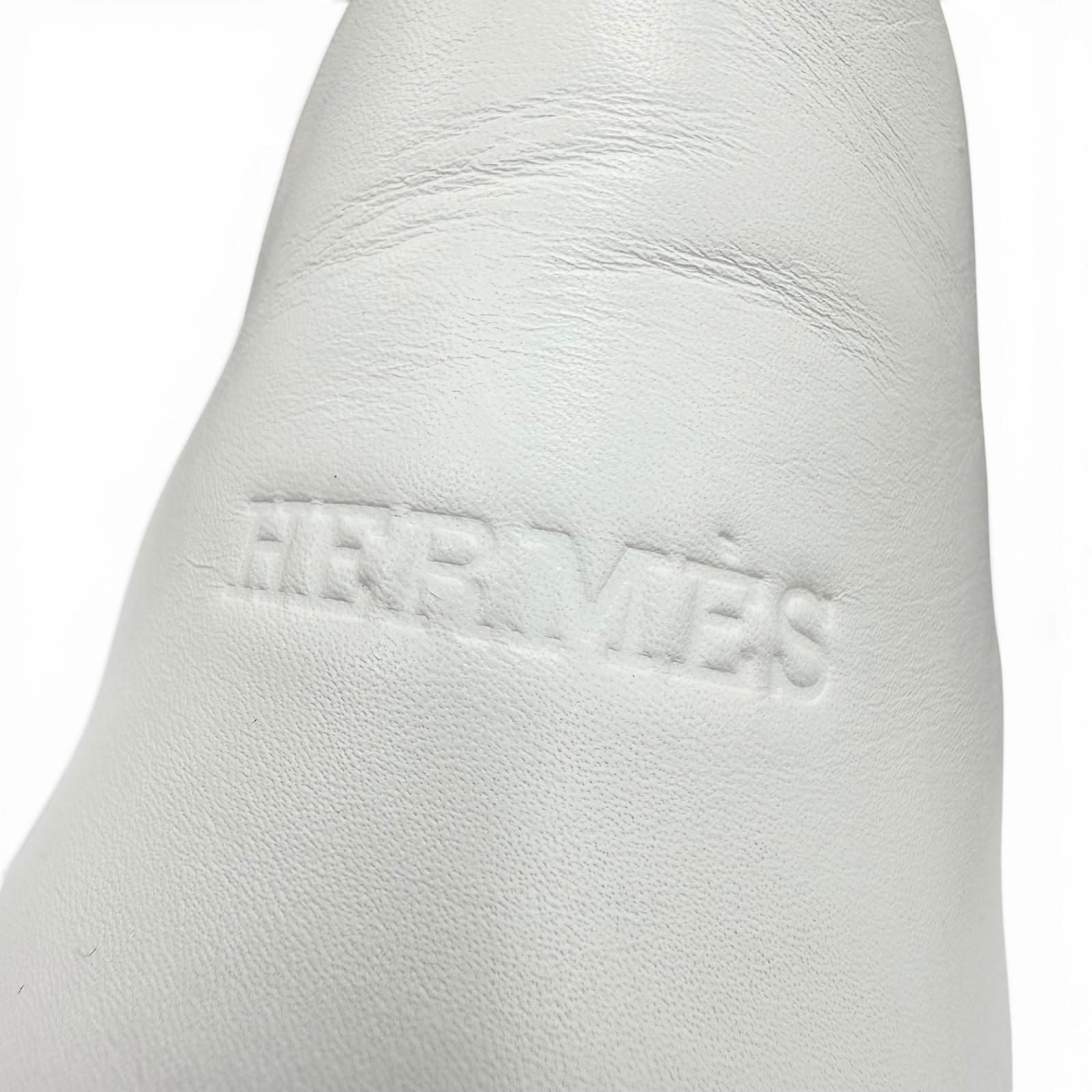 Hermes Miles Nylon Leather Different Sneaker — view 8