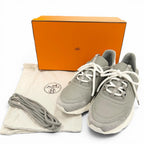 Hermes Miles Nylon Leather Different Sneaker — view 2