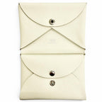 Hermes Calvi Duo Veau Epsom Cles Silver Compact Wallet Coin Case — view 5
